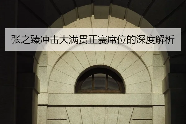 张之臻冲击大满贯正赛席位的深度解析
